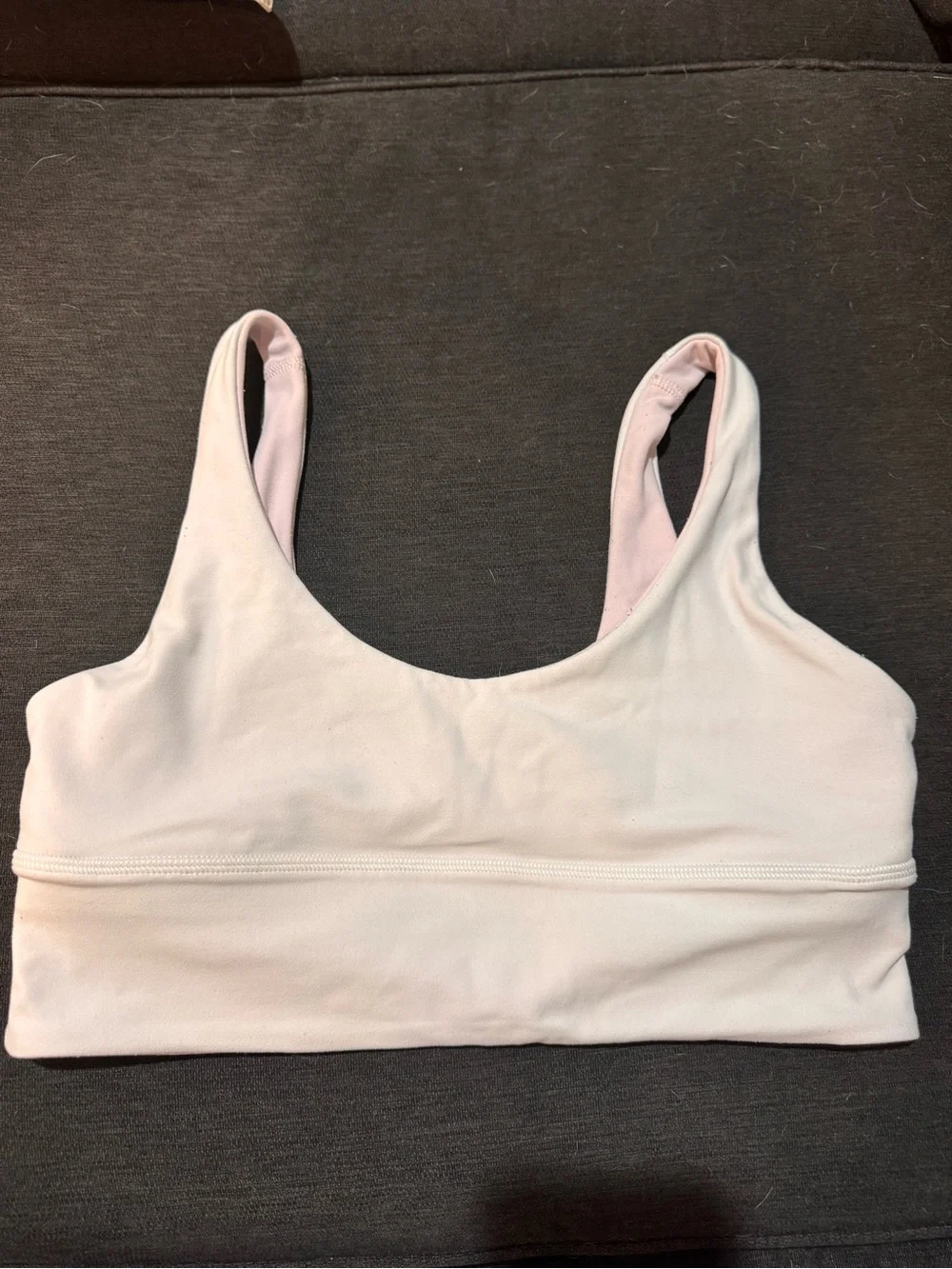 Lululemon Strawberry milkshake reversible align bra size 8